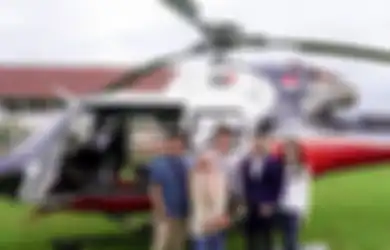 Leslar Naik Helikopter Datangi Korban Gempa Cianjur, Gaya Lesti Kejora Disorot, Kebersamaan Rizky Billar dengan Ayah Mertua Terekam
