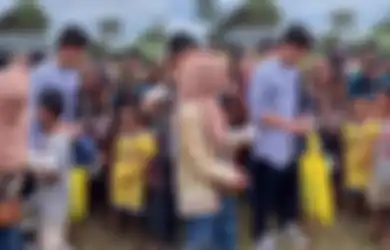 Naik Helikopter ke Daerah Korban Gempa Cianjur, Lesti Kejora dan Rizky Billar Turun Tangan Berikan Bantuan Rp 500 Juta, Begini Tanggapan Warga