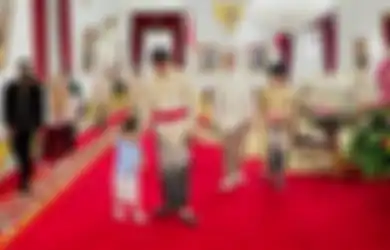 Presiden Jokowi Sampai Turun Tangan Bujuk Pakai Beskap Tapi Gagal, Panembahan Al Nahyan Curi Perhatian di Nikahan Kaesang-Erina