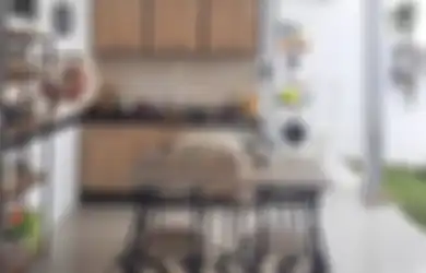 Dijamin Hemat Biaya, Desain Dapur Sederhana Terlihat Cantik Karena Ditambahi Elemen Tak Biasa, Foto Interiornya Menawan Hati