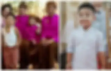 AKHIRNYA Ada Foto Nahyan Tampil Gagah Dalam Balutan Beskap di Nikahan Kaesang & Erina, Netizen Duga Hanya Editan
