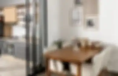 Penghuni Rumah Minimalis Senyum-senyum, Desain Ruang Makan Mungil Diberi Sentuhan Unik, Foto Interiornya Jadi Referensi