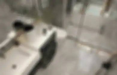 Kamar Mandi Mungil Cantik Gak Ketulungan, Foto Interiornya Kian Menawan Berkat Cermin Model Begini