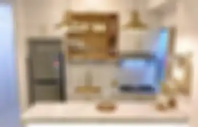 Bisa Dicoba Nih, Rak Dapur Terbuka Manfaatnya Banyak, Foto Interior Area Masak Makin Kece