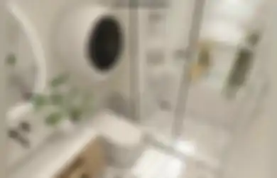 Bisa Coba Nih, Cara Sepele Bikin Kamar Mandi Mungil Tetap Bersih, Foto Interiornya Auto Banjir Likes