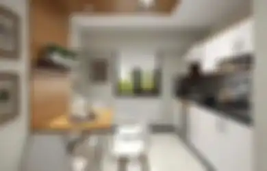 Jajal Pasang Lemari Tertutup di Desain Dapur Mungil, Foto Interiornya Jadi Seperti Ini