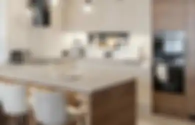 Modal Pasang Elemen Kayu, Desain Dapur Mungil Bikin Mata Terpana, Foto Tampilannya Buru-buru Ditiru