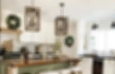 Tips Desain Dapur Terbuka Anti Berantakan, Mainkan Bagian Meja di Area Masak