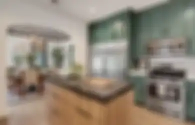 5 Ide Warna Hijau Sage di Dapur Agar Terang dan Estetik