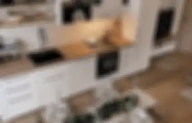Desain Dapur Mungil Dicolek Dikit, Potret Hasilnya Langsung Tampil Eye Catching