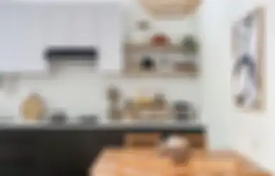 Cocok Buat Ramadan, Desain Dapur Sempit Diberi Kombinasi Warna Bersahaja, Potretnya Kian Cantik