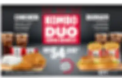 KFC Luncurkan Paket Kombo Duo Super Komplit dengan Harga Terjangkau