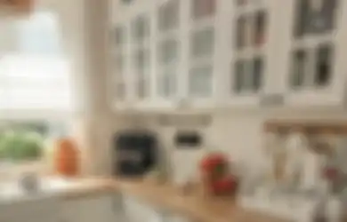 Tampilan Dapur Sempit Lebih Kinclong Saat Ramadan, Rak Piring dalam Kondisi Gini Sebelum Mencuci