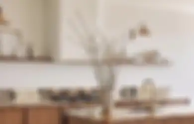Interior Dapur Kecil Dipoles, Perabot Simpel Bikin Aktivitas Ramadan Lebih Mudah, Potretnya Banjir Like