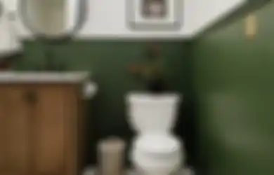 Cara Memanfaatkan Warna Hijau Sage di Kamar Mandi Bergaya Art Deco