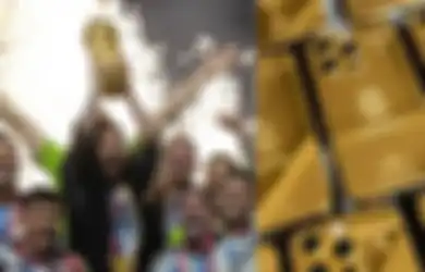 Lionel Messi Bagi-bagi 35 iPhone Emas untuk Pemain dan Staf Argentina