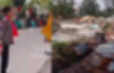 'Padahal Barang Belum Dipacking' Mahasiswa Ini Syok Pulang Kuliah Mau Istirahat Tapi Kosnya Justru Rata Tanah, Ini Kronologinya