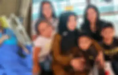 Nassar Masuk Rumah Sakit, Muzdalifah Jenguk Bawa Putra Bungsunya Bertemu Mantan Suami: Seneng Lihat Anaknya