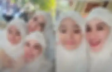 Sebelas Duabelas dengan Emaknya, Kelakuan Bilqis saat Ayu Ting Ting Bagi-bagi THR Bikin Warganet Salfok