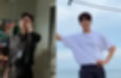 Potret Kim Seon Ho dengan Fashion Andalan Masukin Baju ke Celana
