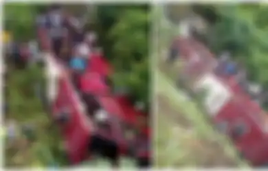 Sopir Bus Sedang Ngobrol dengan Panitia Saat Bisnya Terjun Bebas ke Jurang di Guci Tegal: Habis Mandi, Saya Kaget, Saya Bengong