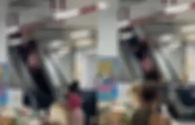 Emak-emak Turun Eskalator Meski Sejam Tak Kunjung Sampai Viral di TikTok, Ternyata Ada yang Janggal