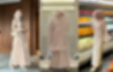 Inpirasi 5 Outfit Dress Nude Hijab yang Anggun dan Modis, Yuk Ikuti