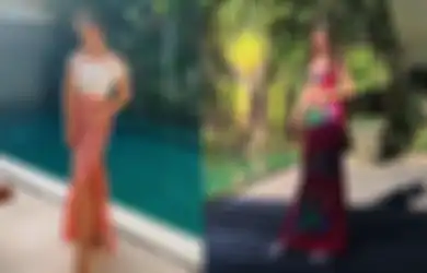 5 Outfit Pantai Megan Domani yang Adem dan Bikin Penampilan Manis