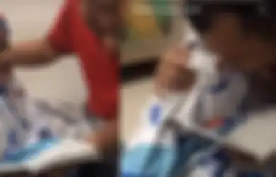 Berkali-kali Alihkan Pandangan, Viral Bocah Perempuan Menangis Histeris Saat Belajar Mengaji dengan sang Ayah
