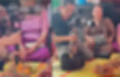 Viral di TikTok Aksi Videographer Ambil Makanan Pakai Tripod, Lirikan Mata Para Tamu Kondangan Jadi Sorotan!