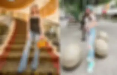 4 Outfit Jeans Kece dan Seksi ala Elina Joerg, Cocok untuk Cewek Modis