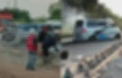Nasib Mobil yang Terjebak Jalan Cor Basah Viral di TikTok, Knalpot Sampai Berasap hingga Dicueki Pekerja