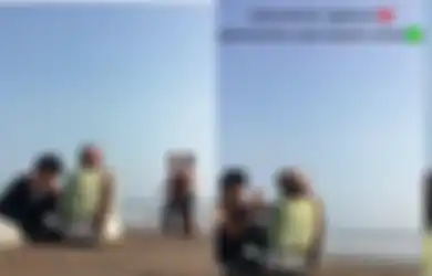 Awalnya Bikin Konten Bucin, Viral di TikTok Pasangan Kekasih Tak Sengaja Rekam Detik-detik Bocah Nyaris Tenggelam di Pantai