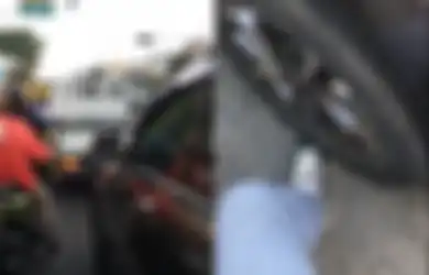 Viral di TikTok Kaki Terlindas Ban Mobil saat Lampu Merah, Ngeluh Sakit tapi Tak Bisa Berbuat Apa-apa