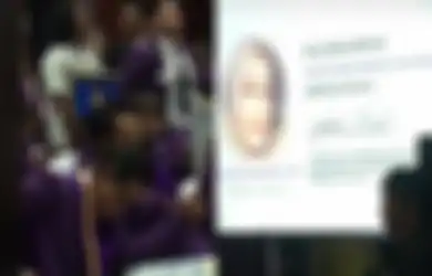 Momen Suami Ikut Wisuda Gantikan Istri yang Sudah Meninggal Viral di TikTok, Peluk Foto Almarhumah hingga Buat Haru