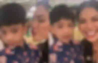 Momen saat Jan Ethes Enggan Dikecup Nikita Mirzani, Netizen: Salut Sama Parentingnya