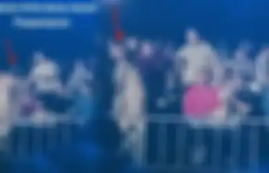 Viral di TikTok Momen Wanita Kena Semprot Paspampres Gegara Ajak Jokowi Joget, Ternyata Bukan Artis