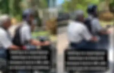 Viral di TikTok Mahasiswa Ajak Kakek Ngampus, Alasan di Baliknya Bikin Terenyuh