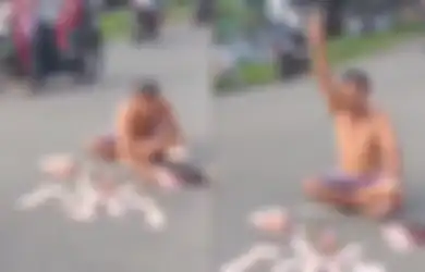 Viral di TikTok Pria Tumpuk Uang Rp 350 Juta dan Tantang Adu Kekayaan di Tengah Jalan, Ternyata Alami Hal Ini