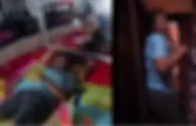 Istri Gerebek Suami Seranjang dengan PSK, Auto Beri Salam Olahraga, Netizen: Renyah Banget Keplakan Tanganmu Mbak