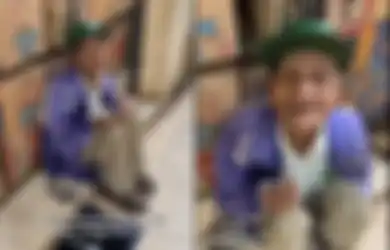 HARU! Kakek 76 Tahun Tawarkan Jasa Timbang Berat Badan Keliling Bertarif Rp 2 Ribu, Tak Ngeluh Meski Sepi Peminat