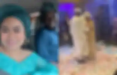 Pengantin Disawer Uang Sekarung, Wanita Sunda Pamer Momen Kondangan di Afrika, Prosesi Resepsi Bikin Melongo