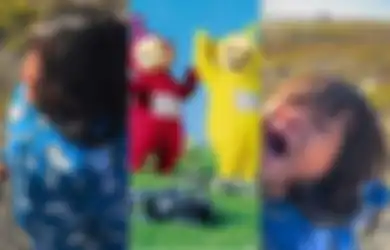 NYESEK! Bocil Nangis Kejer Gagal Berjumpa Idola di Bukit Teletubbies, Videonya Viral di TikTok