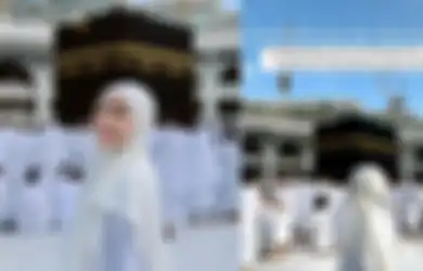 Febby Rastanty Mewakili Almarhum Ayahnya Menjalankan Ibadah Umrah