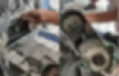 Yang Penting Bensin Full? Motor Wanita Tak Diservice 5 Tahun, Mesin Sampai Dihuni Hewan Mengerikan, Videonya Viral di TikTok