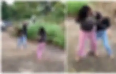Sampai Berlumuran Darah! 2 Wanita Duel Pakai Celurit tapi Hanya Ditonton Warga, Ada yang Jadi Wasit