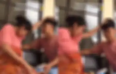Dijambak saat Temani Istri Kontraksi Akan Lahiran, Suami Cuma Bisa Pasrah, Videonya Viral di TikTok