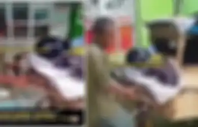 Idap Tumor Cukup Lama, Istri di Lubuklinggau Diantar ke RS Pakai Gerobak oleh sang Suami, Faktanya Pilu