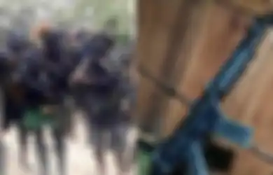Main ke Pasar di Ilaga Bawa Senjata, SS1-V1 Milik Kapolsek di Ilaga Dirampas KKB Papua, Sebby Sambom Sesumbar Klaim Ini