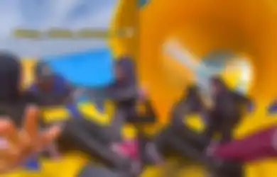 Viral di TikTok Petugas Waterpark Terpeleset, Endingnya Ikut Seluncuran Bareng Pengunjung, Netizen: Ada Supirnya